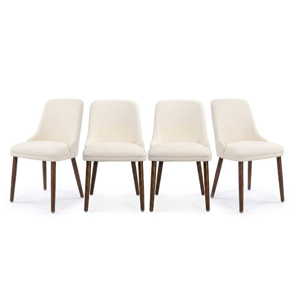 Drlovely Modern Soft Chenille Upholstered Side Chair Dining Chairs