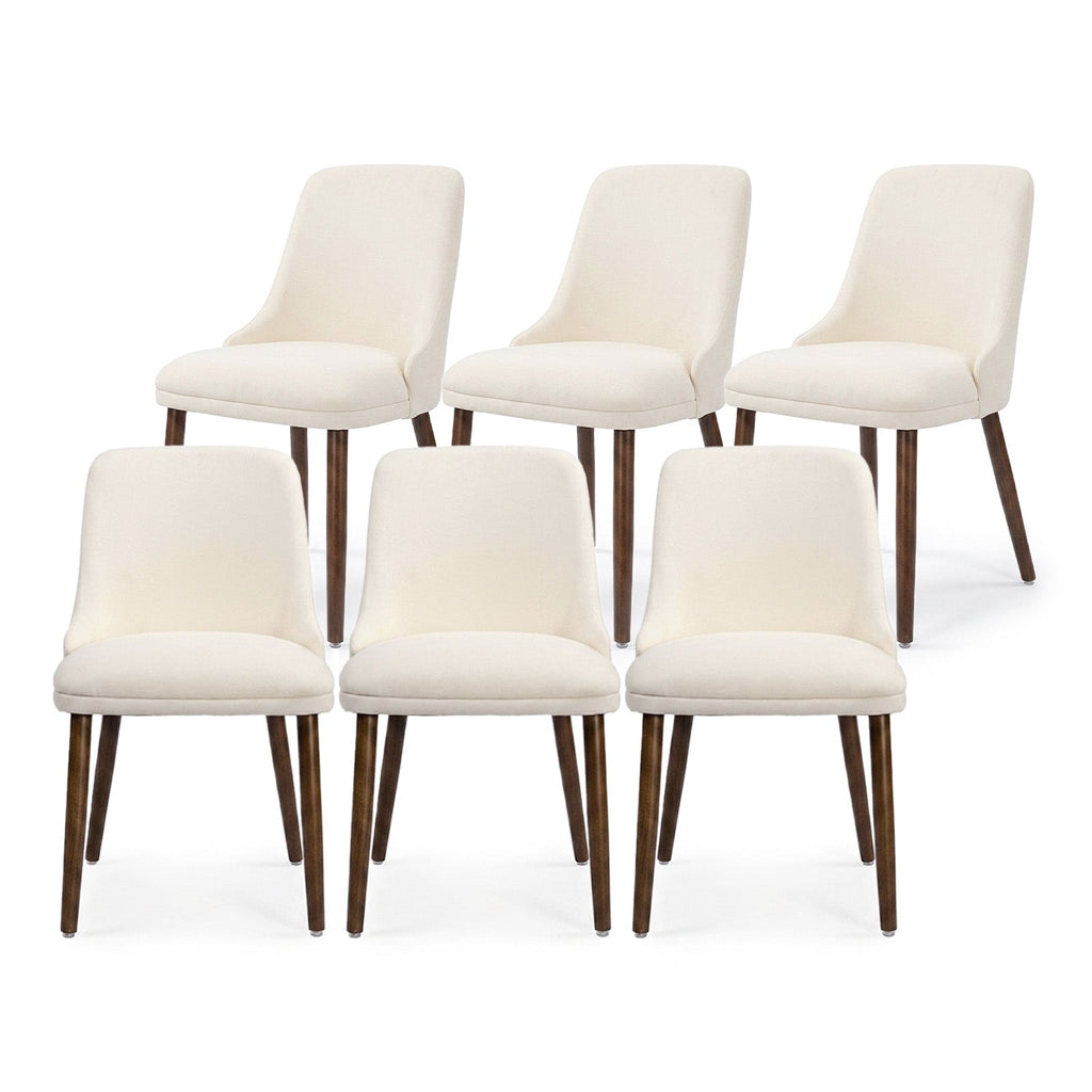 Drlovely Modern Soft Chenille Upholstered Side Chair Dining Chairs