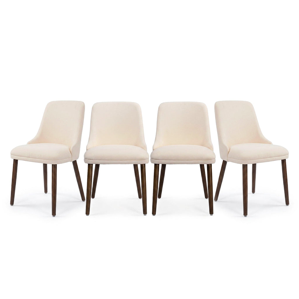 Drlovely Modern Soft Chenille Upholstered Side Chair Dining Chairs