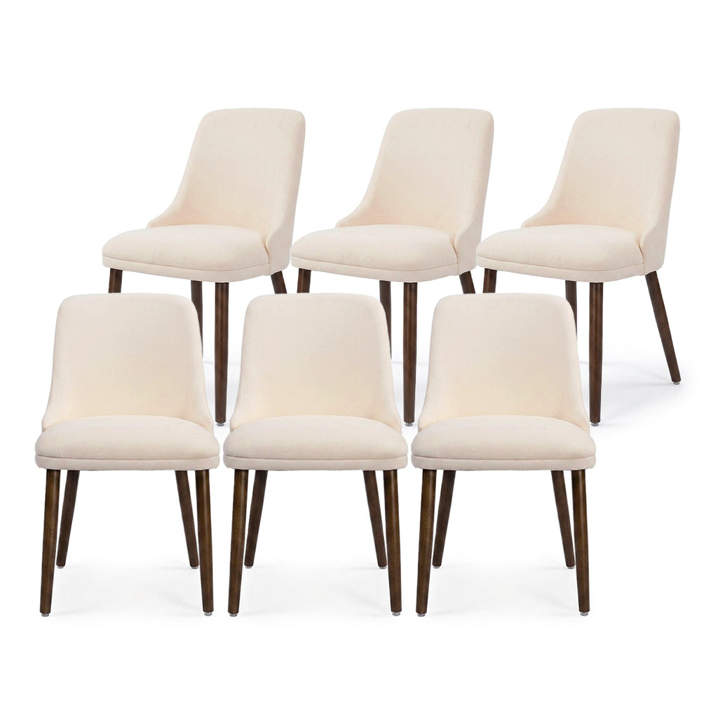 Drlovely Modern Soft Chenille Upholstered Side Chair Dining Chairs