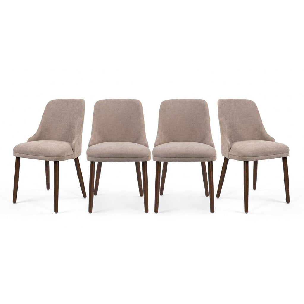Drlovely Modern Soft Chenille Upholstered Side Chair Dining Chairs