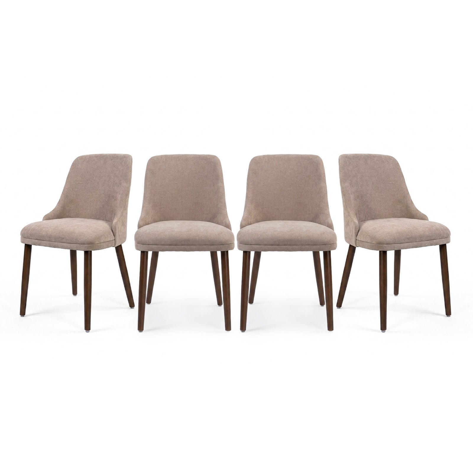Drlovely Modern Soft Chenille Upholstered Side Chair Dining Chairs